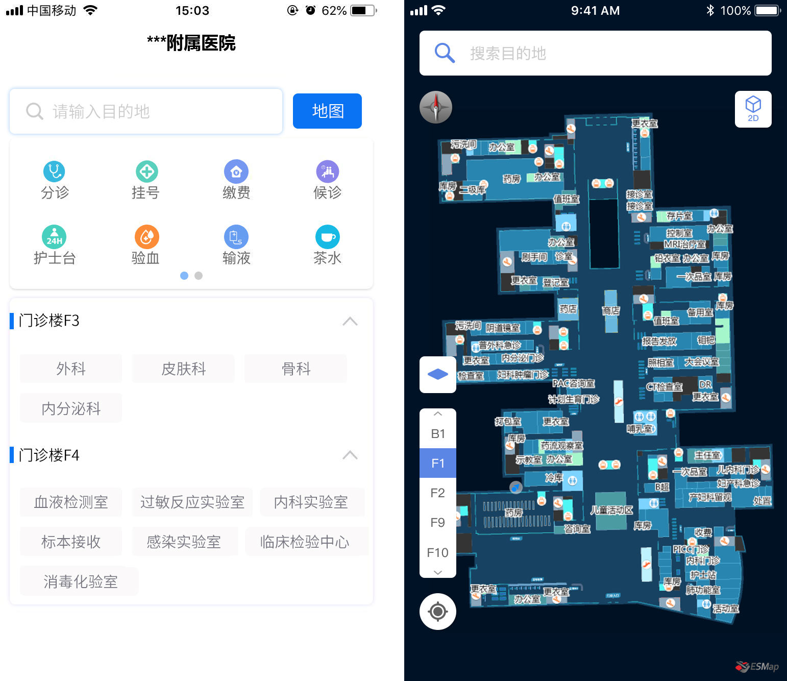 易景地图病患就医方案