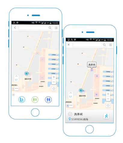 易景地图商场定位